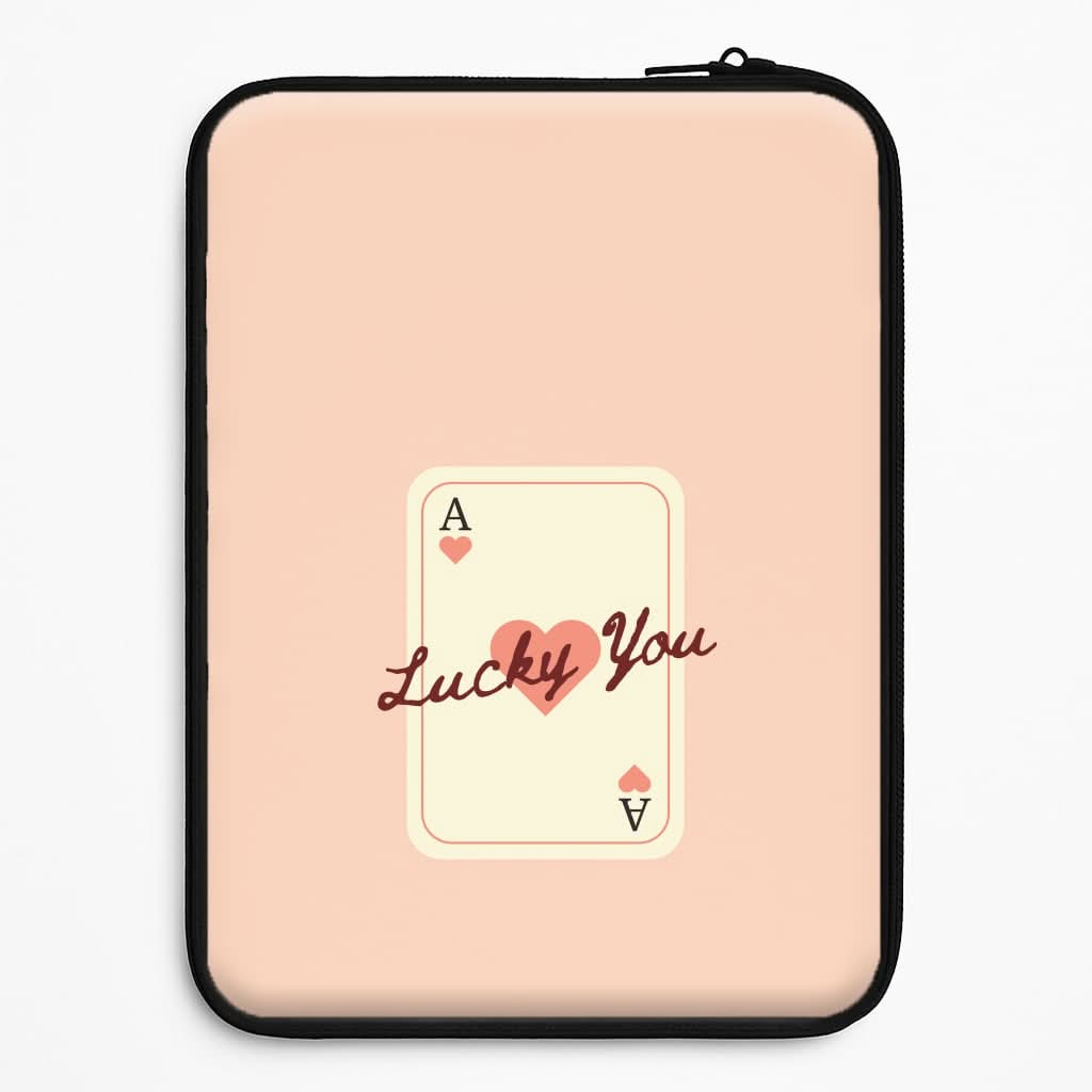 Lucky You Card Laptop Sleeve