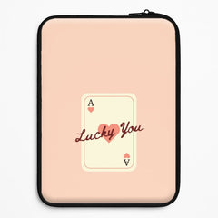 Lucky You Card Laptop Sleeve