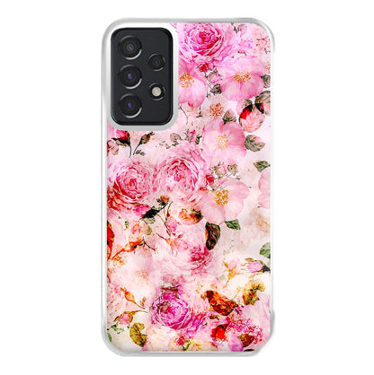 Pretty Pink Chic Floral Pattern Phone Case