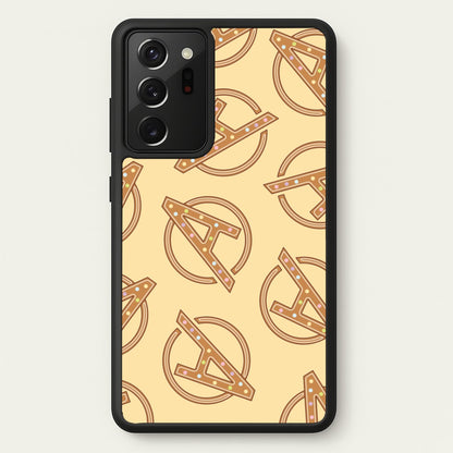 Superhero Team Gingerbread Pattern Galaxy Note 20 Ultra Case