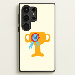 Cartoon Dad Trophy Galaxy S25 Ultra Case