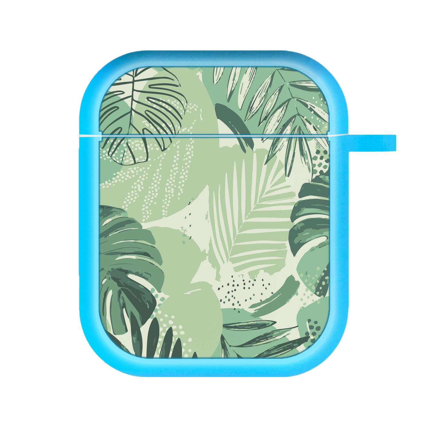 Green Leaf Pattern - Foliage AirPods Case
