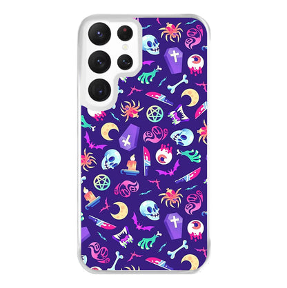 Horroriffic Halloween Pattern Phone Case