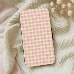 Fruit Punch Gingham Leather Phone Case
