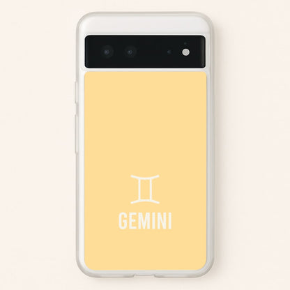 Gemini Pastel Zodiac Google Pixel 6 Case