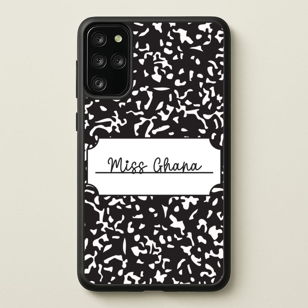 Personalised School Notebook Galaxy S20 Plus Case
