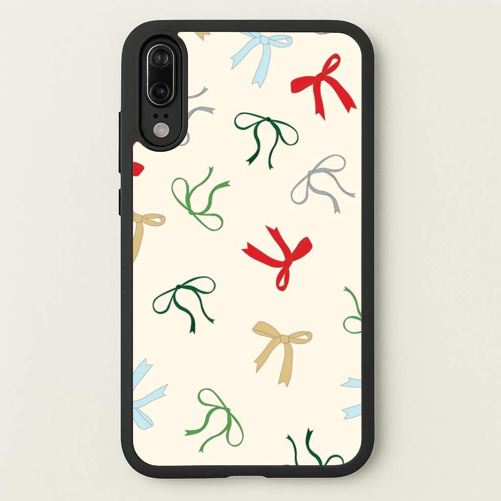 Coquette Christmas Bows Pattern Huawei P20 Case