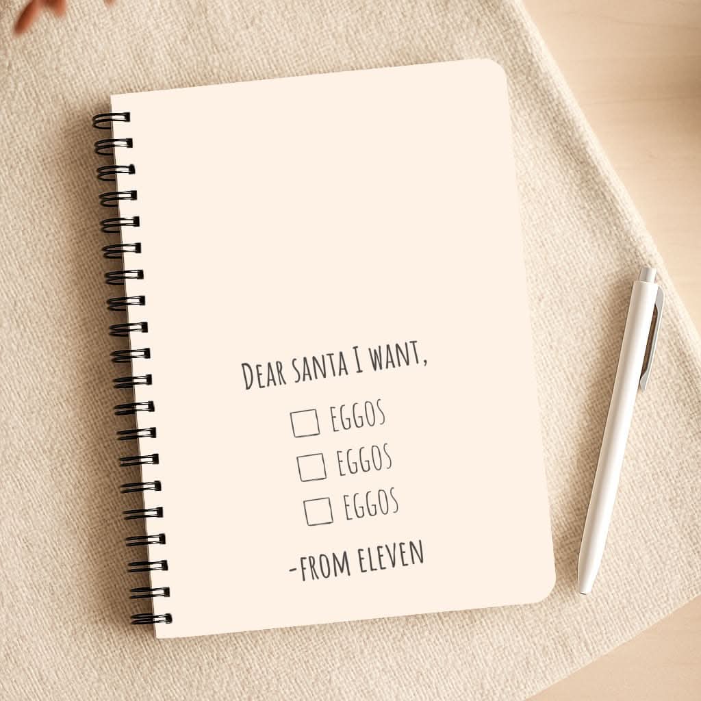 Eleven's Christmas List Notepad
