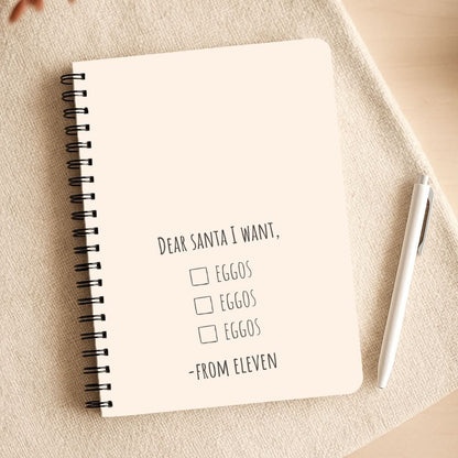Eleven's Christmas List Notepad