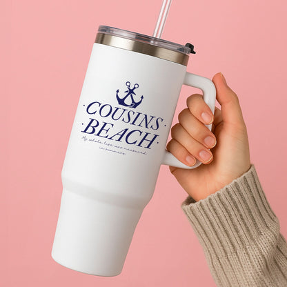 Stripes Cousin Beach Tumbler