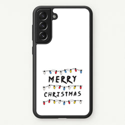 Merry Christmas String Lights Galaxy S21 Plus Case