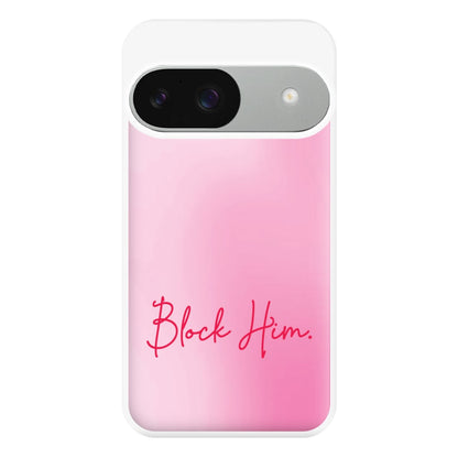 Block Him Pink Gradient Google Pixel 9 / 9 Pro Case