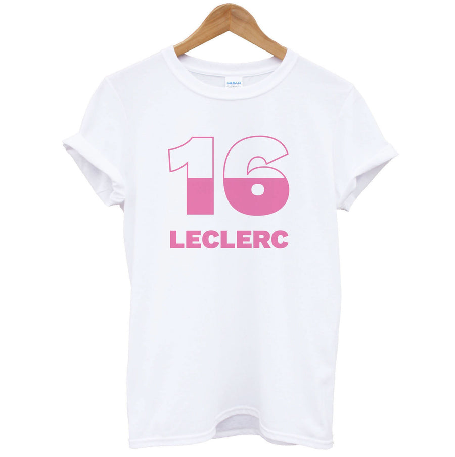 Pink Leclerc T-Shirt