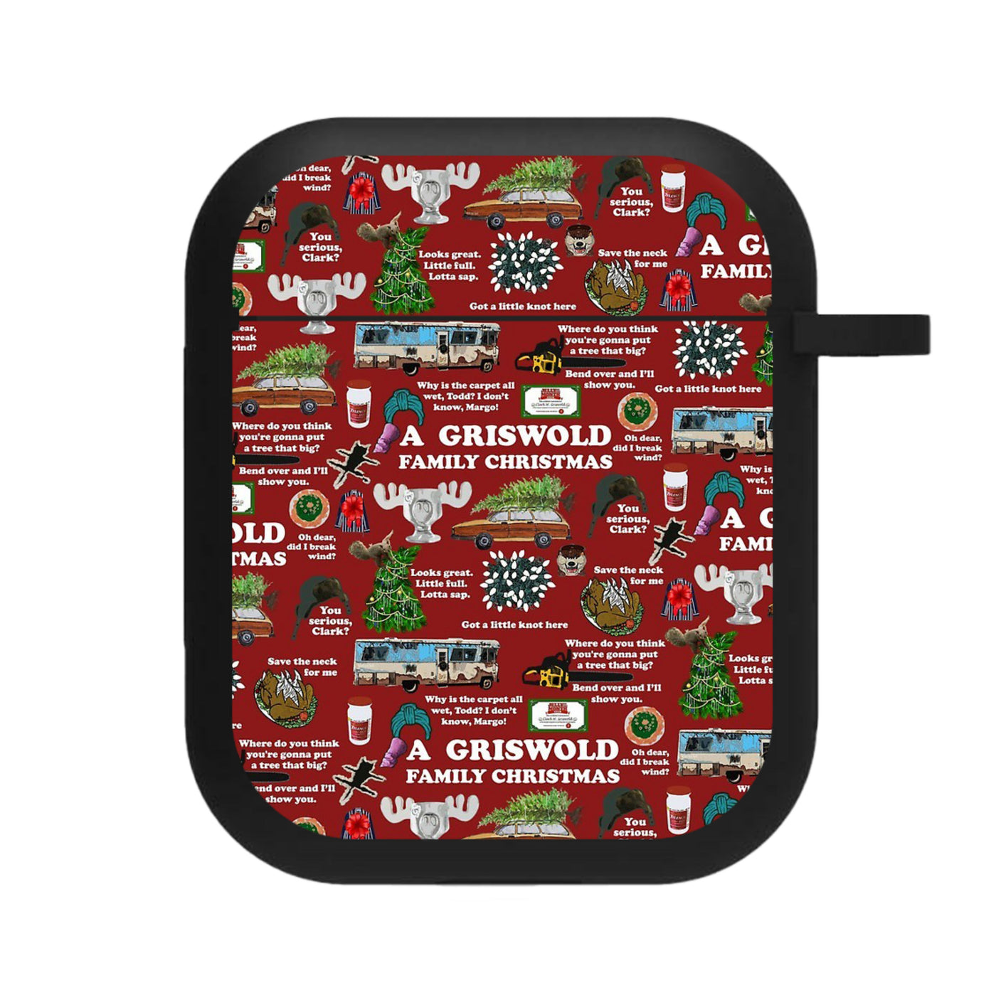 Christmas Holiday Collage AirPods Case