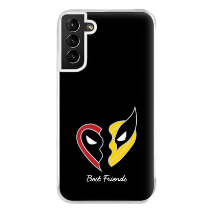 Superhero Best Friends Locket Galaxy S21 Plus Case