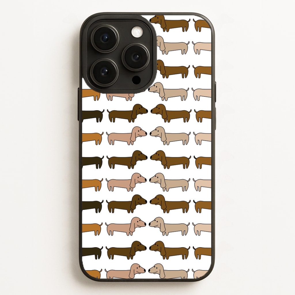 Collage - Dachshunds Phone Case for iPhone, Samsung Galaxy and Google Pixel