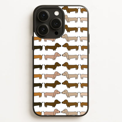 Collage - Dachshunds Phone Case for iPhone, Samsung Galaxy and Google Pixel