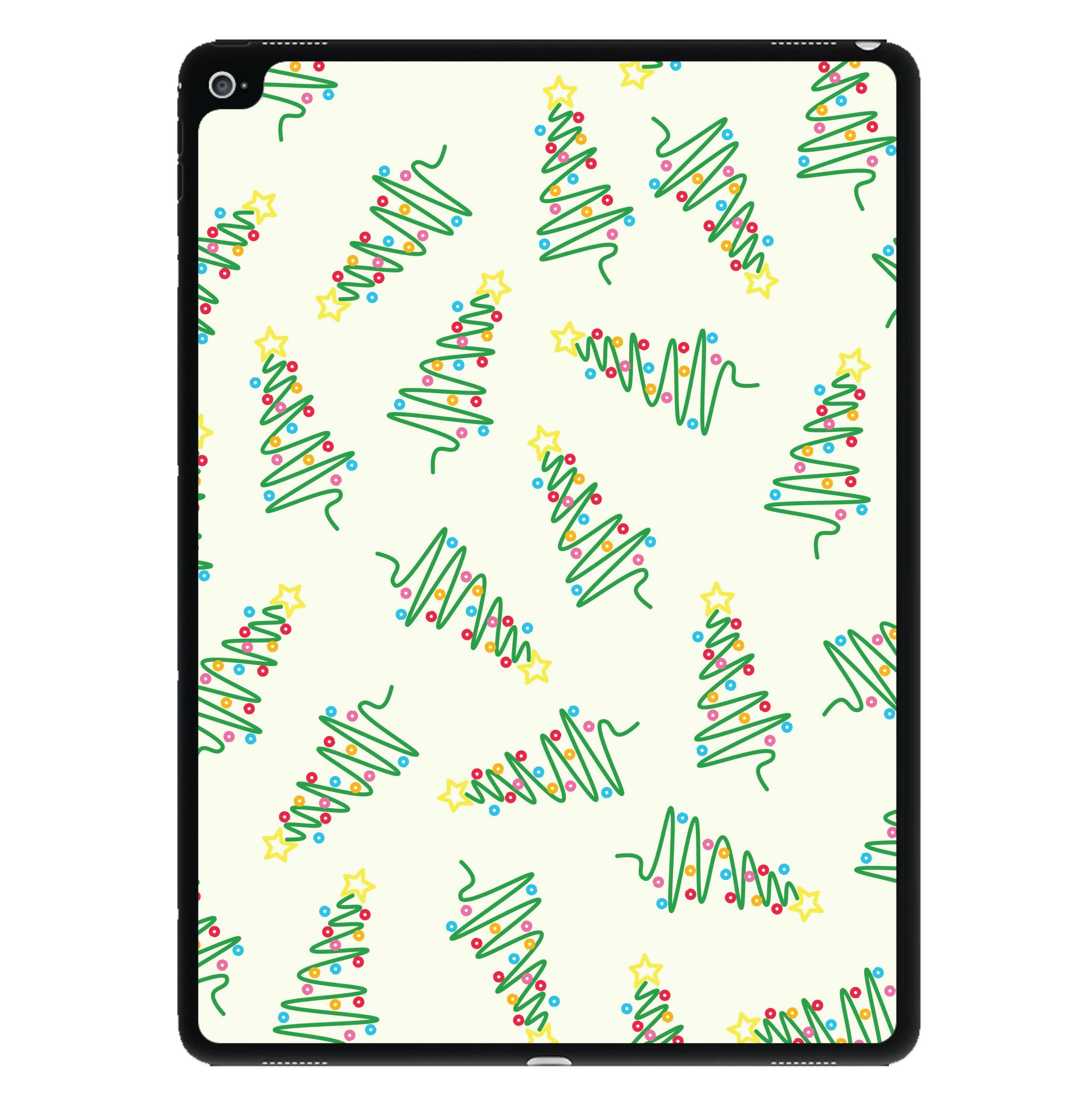 Wiry Tree Pattern iPad Case