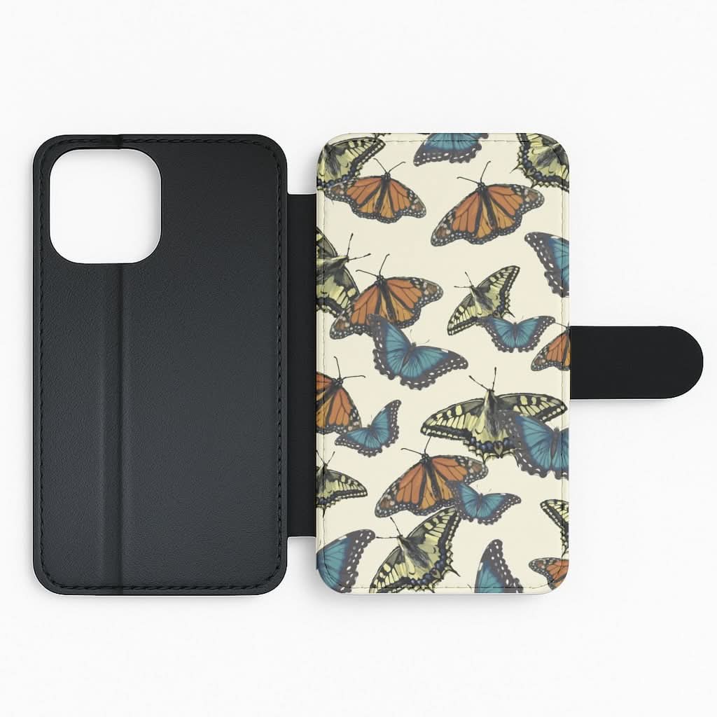 Butterfly Assortment Pattern Flip Phone Case