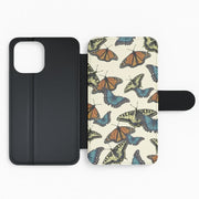Butterfly Assortment Pattern Flip / Wallet Phone Case 2
