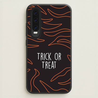 Zebra Print Trick Or Treat Huawei P30 Case
