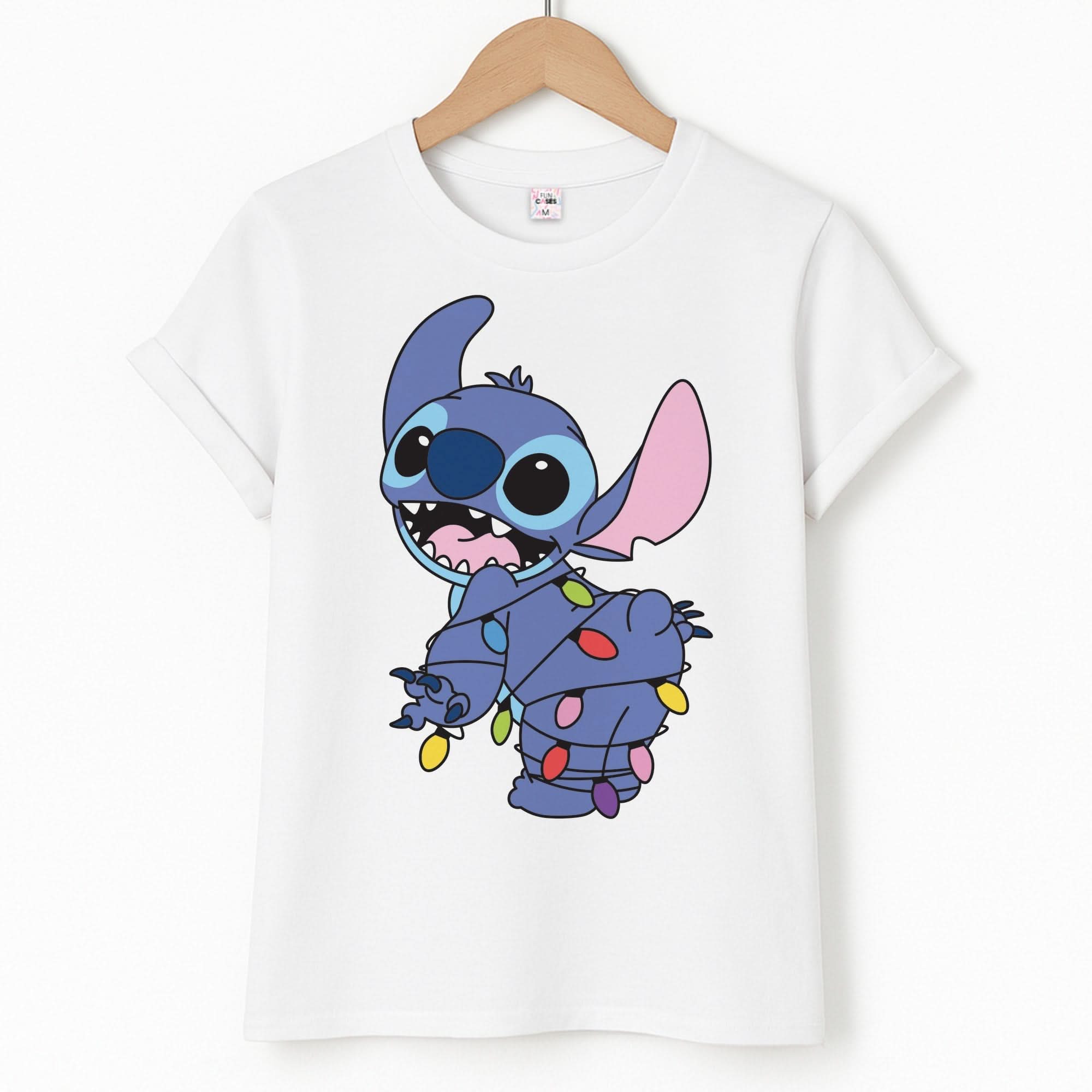 Cute Blue Alien Fairylights T-Shirt