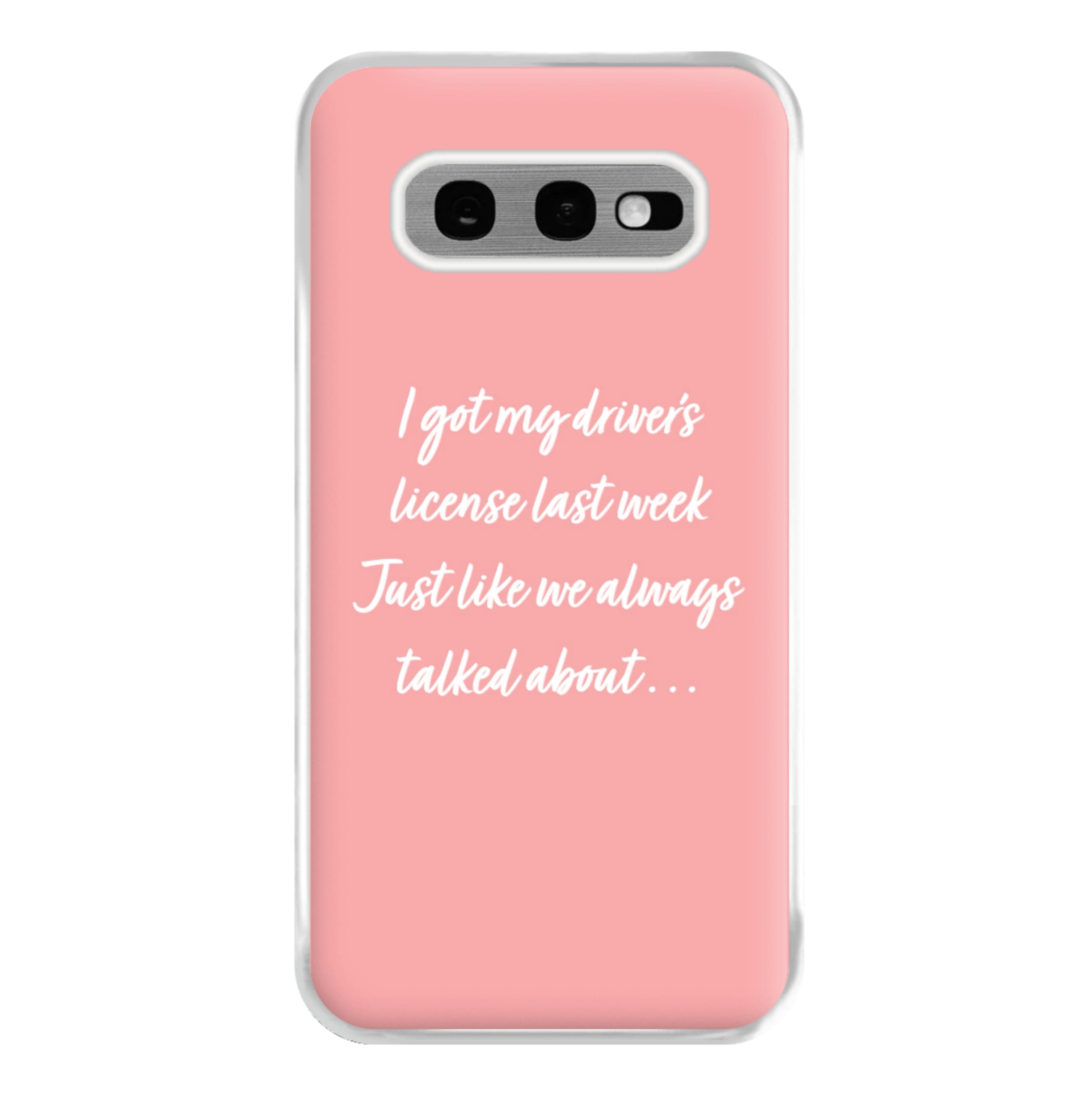 Drivers License Lyrics - Olivia TikTok Phone Case