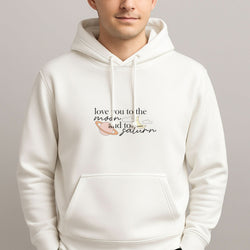 Love You To The Moon And Saturn Mens Hoodie