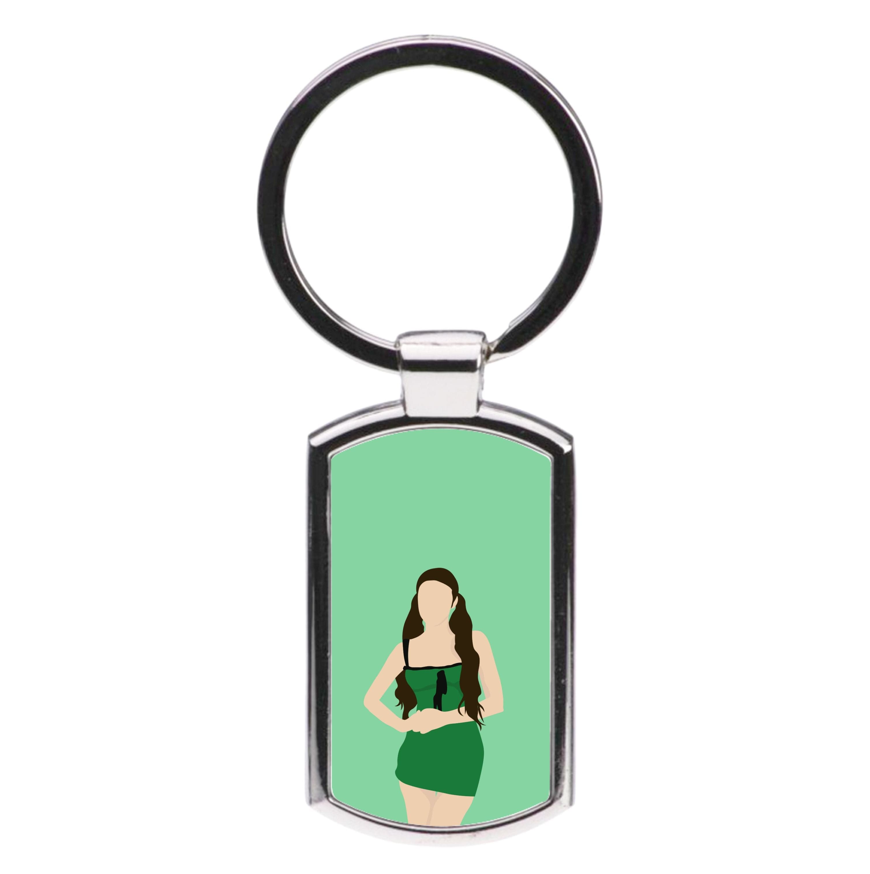 Green Dress - Olivia Luxury Keyring