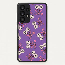 Cherry Skulls Pattern Galaxy A33 Case