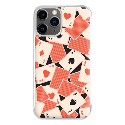 Playing Cards Collage Pattern iPhone 12 Pro Max Case