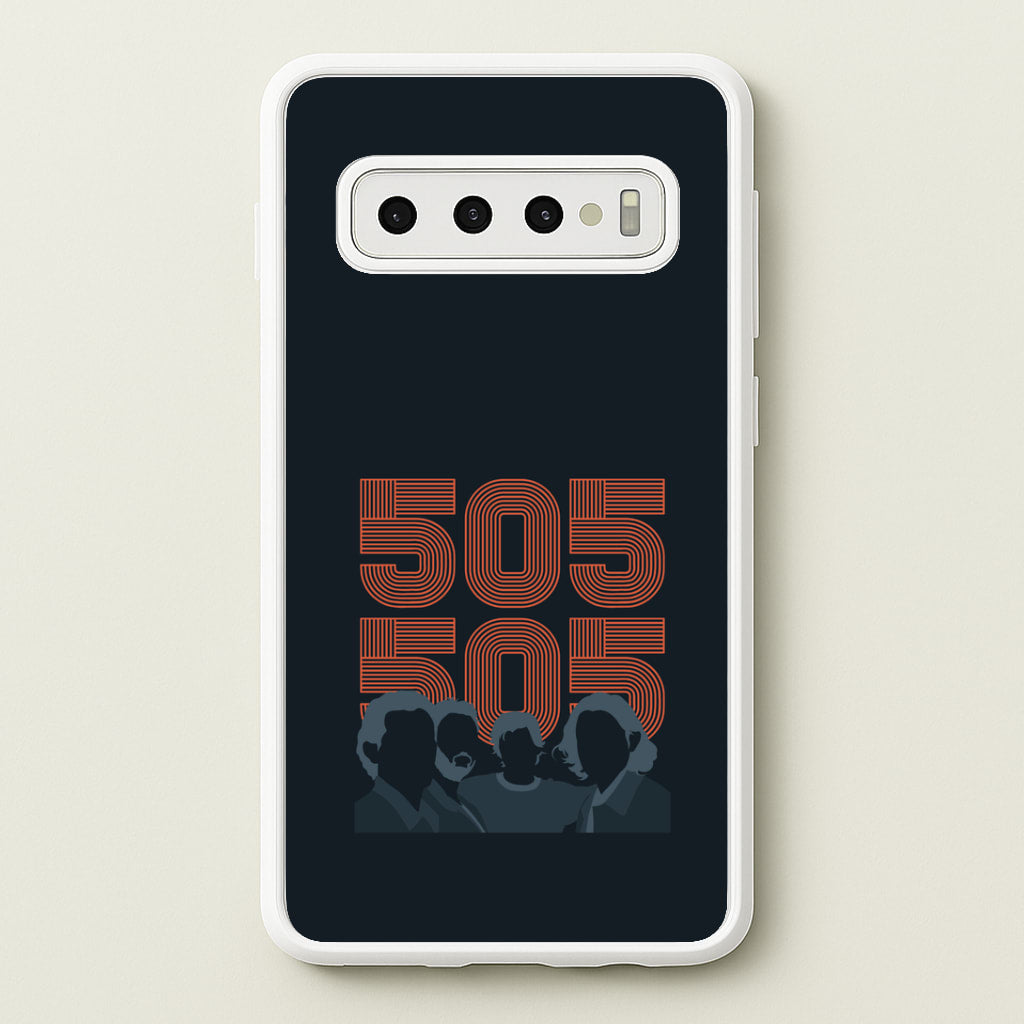 505 Band Members Dark Galaxy S10 Case