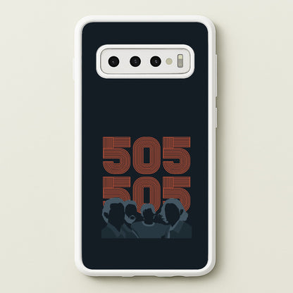 505 Band Members Dark Galaxy S10 Case