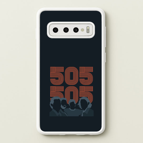 505 Band Members Dark Galaxy S10 Case