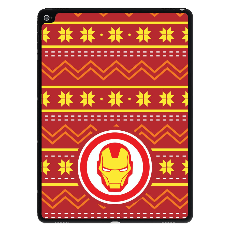 Iron Christmas Pattern iPad Case