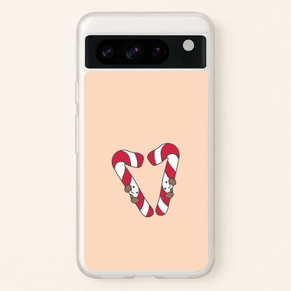 Christmas Candycane Plushies Google Pixel 8 Pro Case