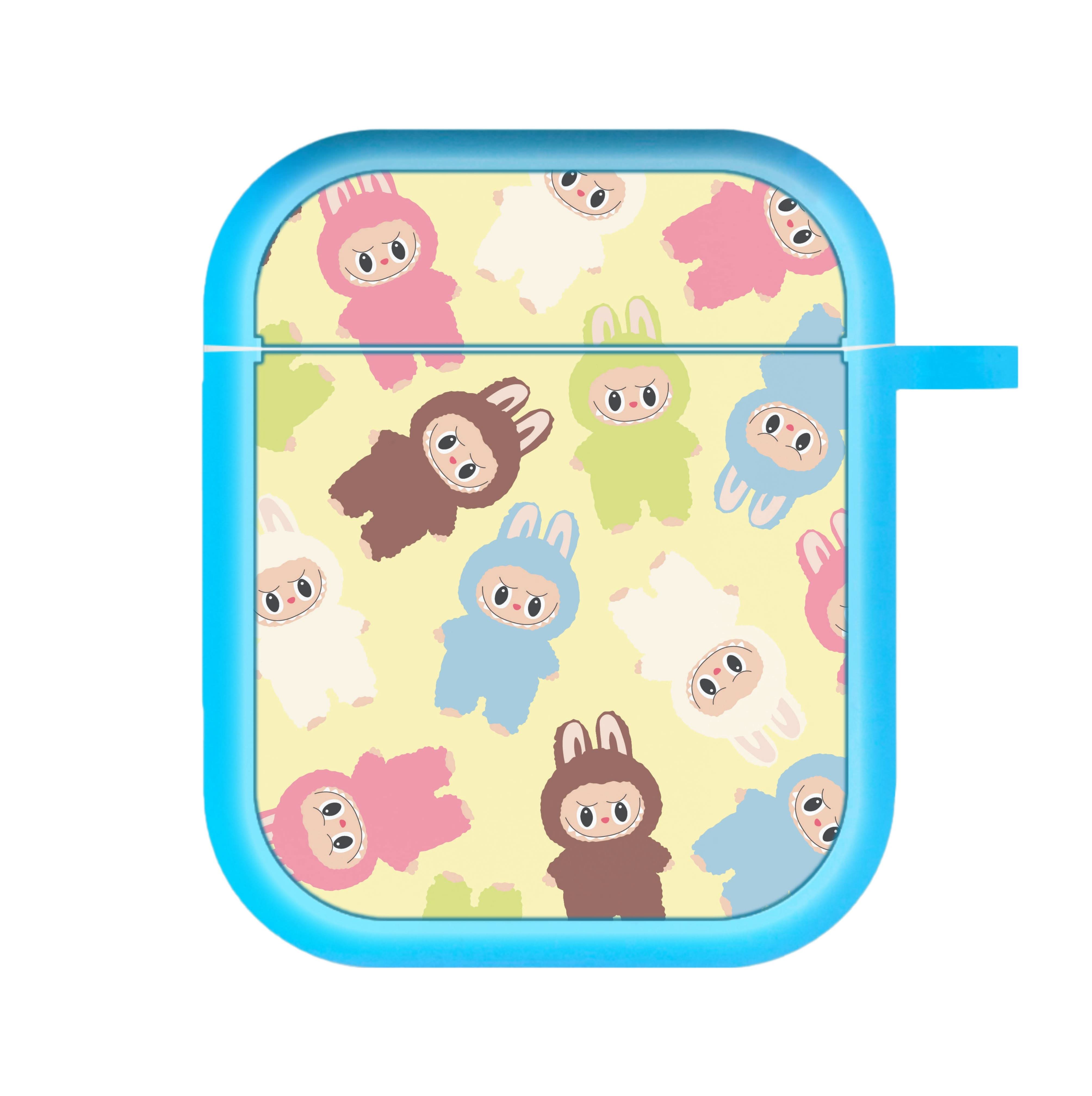Colourful Little Monsters Pattern AirPods Case