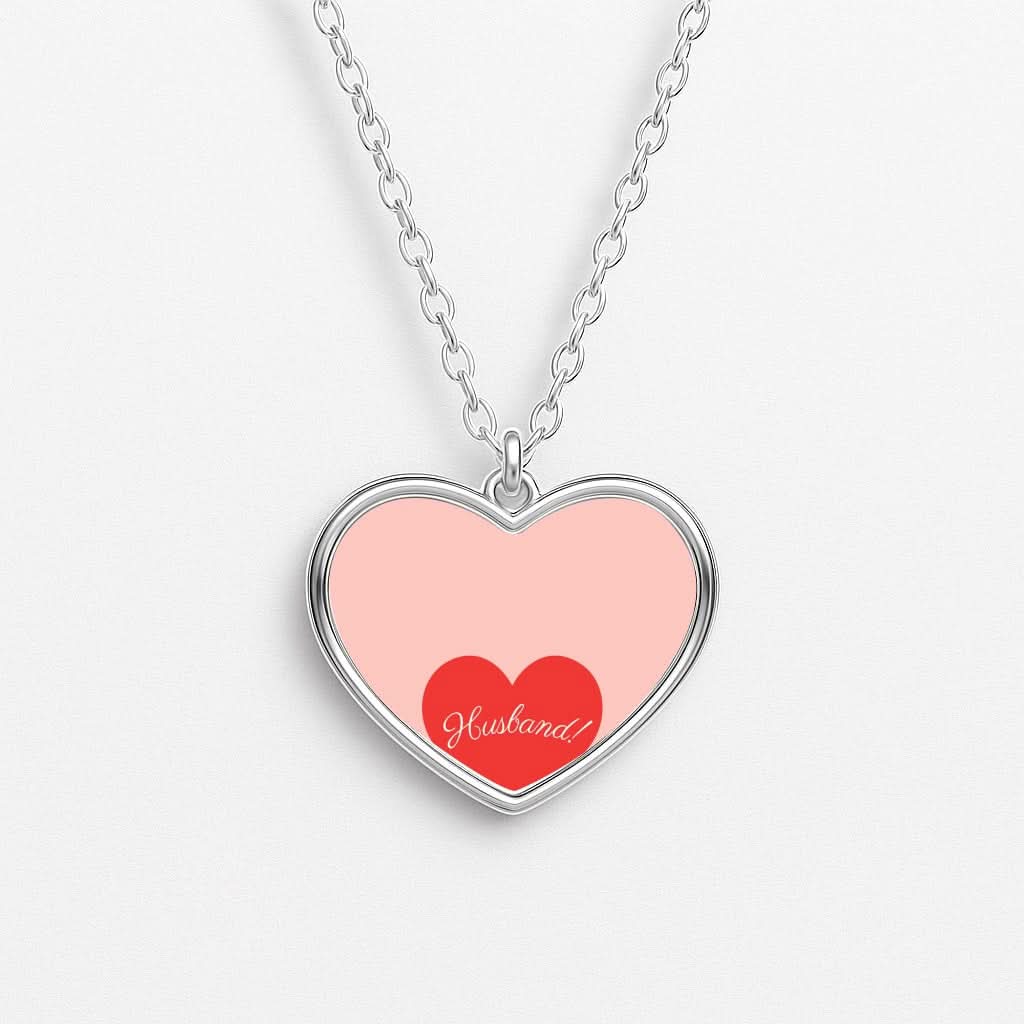 Husband! Heart Necklace