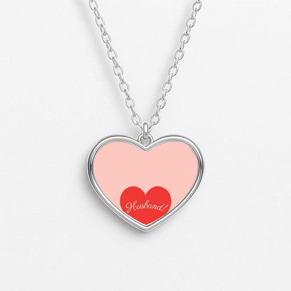 Husband! Heart Necklace