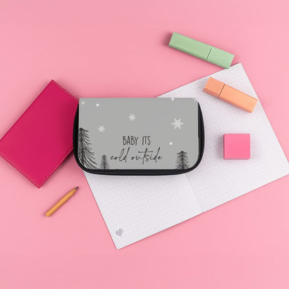 Baby It's Cold Outisde Landscape Pencil Case