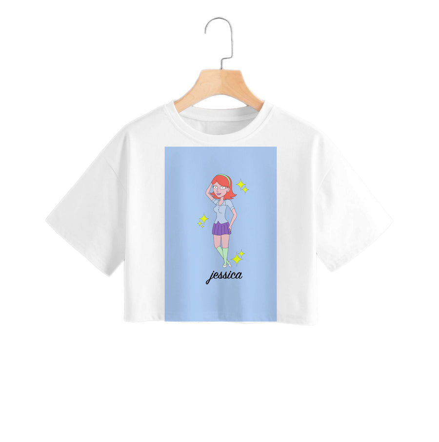 Jessica - Rick And Morty Crop Top