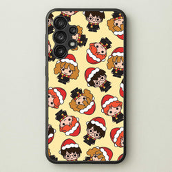 Wizards With Christmas Hats Pattern Galaxy A13 Case