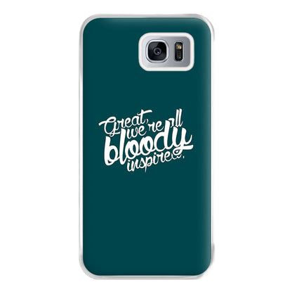 Great, We're All Bloody Inspired - Maze Phone Case