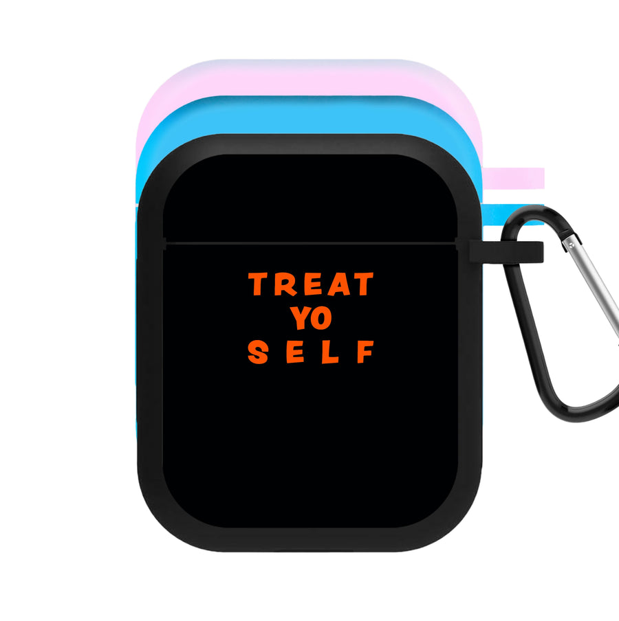 Treat Yo Self Parks And Rec - Halloween Specials AirPods Case