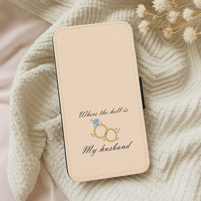 WTHIMH Cartoon Rings Leather Phone Case