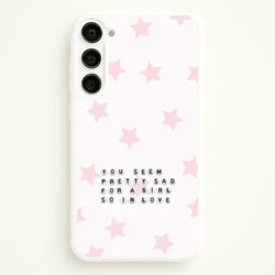 Pretty Sad Letter Beads Galaxy S23 Plus Case