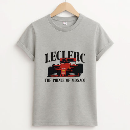 Prince Of Monaco Unisex Grey T-Shirt
