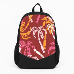 Abstract Palm Trees Pattern Backpack