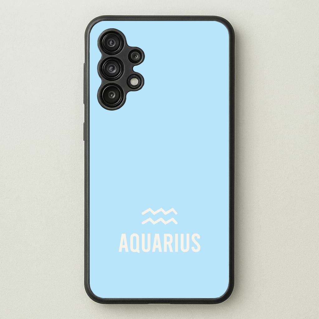Aquarius Pastel Zodiac Galaxy A13 Case