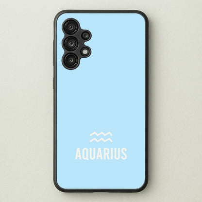 Aquarius Pastel Zodiac Galaxy A13 Case